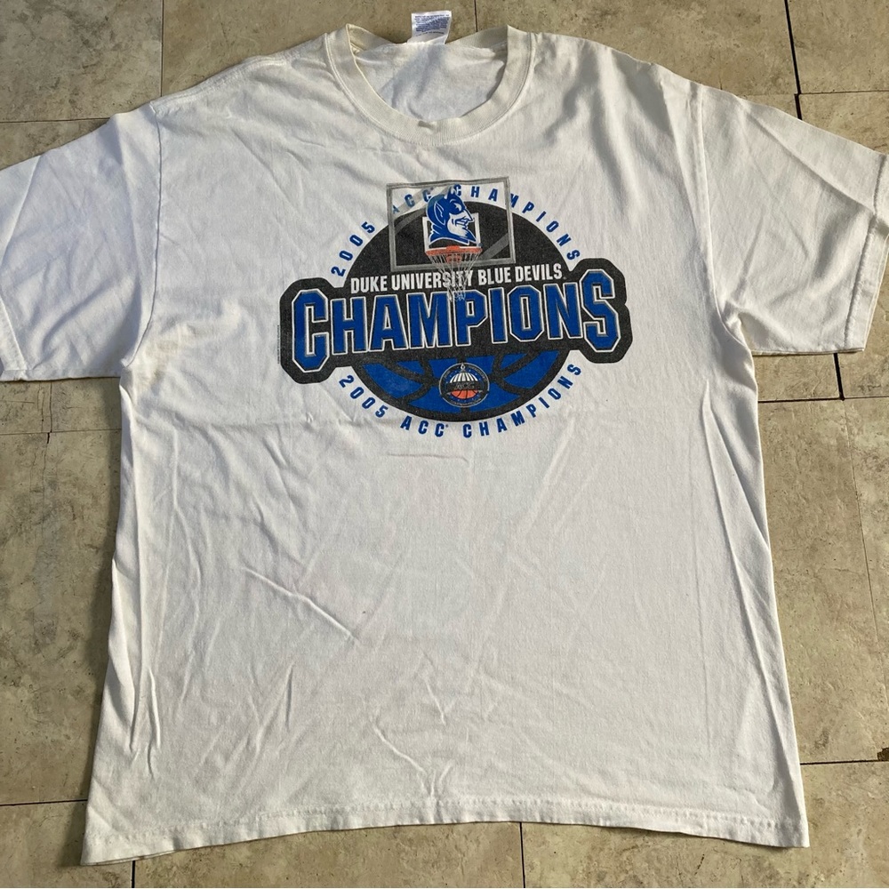 Duke University Blue Devils 2005 Shirt ACC - Picture 2 of 7